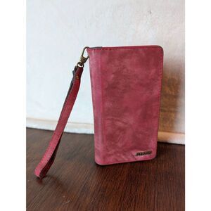 Megshi suede phone case/wallet